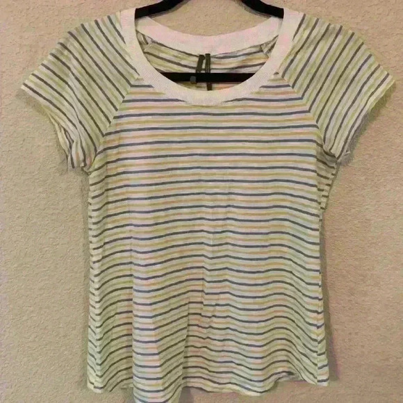 Anthropologie Tops - Striped Anthropologie shirt sx XS casual minimalist mom shirt summer stripes
